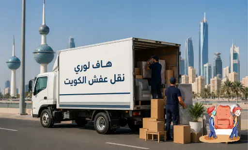 هاف لوري نقل عفش الكويت, هاف لوري نقل عفش, رقم هاف لوري الكويت